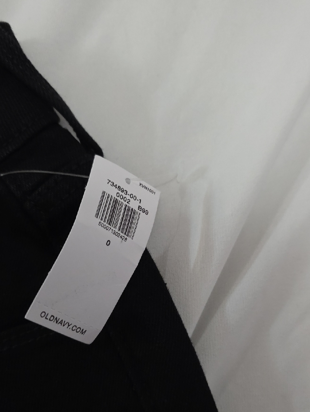 Old Navy High Rise WOW Straight Black Jeans Womens Size 0 - Picture 7 of 7